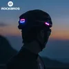 ROCKBROS – casque de vélo avec lampe frontale moulée de manière interne, casquette de sécurité pour le sport et le vtt, pour hommes et femmes, 240312