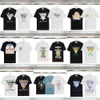 Polo Casa Blanca Mens T-shirt lente/zomer nieuwe fantasy poort sterrenholekasteel casa brief korte mouw paar t-shirt 6yad