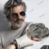 Zestawy przedłużenia włosów toupees 1B65 1B80 Falujący człowiek dla mężczyzn 100% naturalna linia włosów remy indyjska zamienna proteza kapilarna Vloop Drop dhbcx
