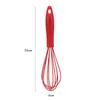 2024 26cm Hand Egg Tools Mixer Silicone Balloon Whisk Milk Cream Frother Kitchen Utensils for Blending Stirring whisk for mixing ingredients