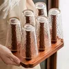 Kitchen Storage Rosewood Cup Rack Upside-Down Draining Shelf Dust-Proof Coffee High Hardness Mug Holder