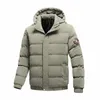 2023 uomo inverno caldo antivento Parka addensare tinta unita con cappuccio da viaggio Cam cappotto casual da uomo Y2K Fi Down Jacket N8sU #