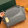 Fashion fourre-tout sac pour femmes concepteur de luxe Classic Vintage Full Y imprimé en cuir poignée en cuir en cuir doublé sac à main épaule sans boîte