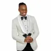 Bloemen Bruiloft Jasje Voor Mannen 2024 Met Mandarijn Butt 1 Pc Sjaal Revers Slim Fit Fi Blazer Afrikaanse Stijl mannelijke Jas D5VY #