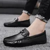 High Quality 879 Casual Leather Shoes Loafers Men Moccasins Slip On Men's Flats Fashion Boat Male Driving Hombre 'S Fashi 's