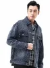 джинсовые куртки Мужские Эстетические джинсы-карго для мужчин с широкими рукавами Lxury Бесплатная доставка Низкая цена Повседневная новинка в оригинальном фирменном стиле G f8r7 #