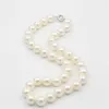 Charmig! 12mm South Skin Pink Sea Shell Pearl Necklace Beads Women Hand Made Fashion Jewelry Making Design 18 grossistpris 240327