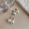 Bracciale con perno con collana a cerchio di perle Gioielli di fidanzamento per matrimoni Gioielli di perle per collane da donna regalo