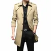 Nieuwe mannen Lg Geul Mael Windjack Busin Casual Klassieke Trenchcoat Mannen Kleding Casual Jas Bovenkleding BF8908 a4TA #