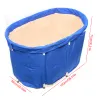 Bathtubs Foldable PVC Bathtub Portable Bath Bucket Indoor Outdoor Bath Tub Ice/ Warm Tub for Adults SPA Bath