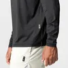 Männer Quick Dry Compri Lauf T-shirt Fitn Enge LG Hülse Sport t-shirt Training Jogging Shirts Gym Casual Sportswear t59n #