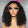 10 12 14 16 cali Krótki bob Human Hair 180 Gęstość koronkowe peruki przednie włosy 13x4 13x6 peruki głębokie fali