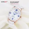 CWP 2021 najlepsza marka Longbo luksusowa moda swobodna kwarcowa ceramiczne zegarki Lady Relojes Majer Women Wristwatch Girl Dress Female Ladie2312