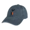 Berretti Grigio Meat Eater Logo Cappello da cowboy Rave Hiking Donna Beach Fashion Uomo