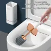 Supporti Xiaomi Mija Scopino per WC Spazzola per pulizia in silicone TPR Strumento per la pulizia del WC Set di scopini per WC a parete Accessori per il bagno Strumenti