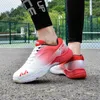 HBP не-бренд HBP НЕВОБОГдое дизайнерское микроволокно-кожаное верхнее мужчина и женская спортивная теннисная обувь дышащие без скольжения обувь бадминтона