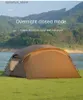 Tendas e abrigos FLAMES CREED 5-8Person Outdoor Camping 40D Nylon Tent Grande Tarp Tower Base Camp Lightweight Wood Stove 4 Season Tent Shelter24327