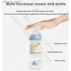 Baby Bottles# Dr. Green Newborn Baby Bottle Glass Wide Mouth Bottle 150ml/240ml Isolation Quick Milk Filling Rovab/Washab Bottle L240327