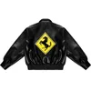 Hip Hop Mannen Bomberjack Motorfiets Borduren Lederen College Jacket 2023 Fi Casual Varsity Jacket Unisex Baseball Jassen S63J #