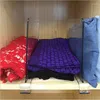 Kök förvaring 4st garderob hylldelare separatorer garderob skåp rack