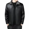Neue Männer Rindsleder Mantel. Natürliche Qualität Männer echtes Leder Jacke Vintage Leder Kleidung Jacke für Männer Leder t8CY #