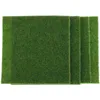Carpets 4pcs Life-like Fairy Artificial Plants Miniature Ornament Garden Mini House Craft Pot 15 X 15CM (Green)