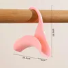 Hooks Durable Bag Rack Holder Home Closet Hat Silk Scarf Shawls Purse Handbag Storage Arched Hanger Hook