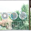 Naklejki okienne statyczne kolizje ptaki z uderzenia w okna klej- dekoracje ścienne do salonu 3D
