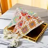 Scarves Women Knitting Headscarf Crochet Flower Pattern Hollow Out Girl Triangle Headband Head Accessories