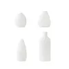 Vases 4Pcs European Decor Geometric Centerpieces Ceramic Home Elegant Minimalist For Shelf Bedroom Office Desk