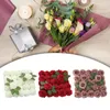 Fleurs décoratives boîte artificielle ensemble soie bricolage décoration de mariage Faux