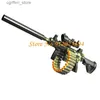 Gun Toys Manual Bolt سحب وإطلاق مستمر M416 ناعمة الرصاصة بندقية 80 سم الملحقات DIY مكون 10M نطاق الغواصة طراز البندقية هدية 240327