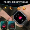 Watches Outdoor Sport Smart Watch Men For Android Xiaomi Ios Ip68 Waterproof Fitness Watches Heart Rate 1.96'' Smartwatch 2023 Original