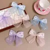 Accessoires pour cheveux, pince douce et mignonne, couronne de princesse en strass, épingles à cheveux en dentelle transparente avec nœud papillon, couvre-chef pour filles