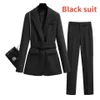 Autumn Womens Purple Simple Blazer Work Office Ladies Suit Fashionable Professional och singel 240327