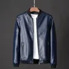 2023 Nieuwe Leren Jas Bomber Motorjas Mannen Zwart Biker Pu Baseball Jas Plus Size 7XL Fi Causale Jaqueta Mannelijke 892V #