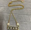 Collana in ottone con lettera in oro, collana di design regalo di moda per donne, gioielli firmati per feste di matrimonio, San Valentino, spedizione gratuita.