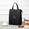 Aufbewahrungstaschen Tragbare isolierte Lunchtasche mit hoher Kapazität Frauen Kind Picknick Arbeit Reise Lebensmittel Thermobehälter Bento Box Kühltasche