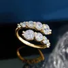 326CTTW Wszystkie pierścienie Gra Woman Blawling Diamond Wedding Połącz rocznicowy pierścionek zaręczynowy 925 Srebrny biżuteria 240313