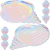 Disposable Dinnerware Conch Shell Paper Plates Cake Themed Party Snack Fruit Dessert Dry Nut Plate Dining Table Garbage