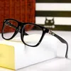 Hommes femmes mode lunettes sur cadre nom marque concepteur plaine lunettes optique-lunetterie myopie Oculos H399