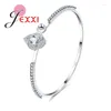 Charm Bracelets Fashion Jewelry Brand Bracelet 925 Sterling Silver SilverCubic Zircon Bangles Wedding Gift Party Wholesale