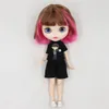 ICY DBS Blyth Doll 16 bjd pink and brown hair joint body 30cm girls gift anime nude doll 240311