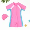 One-Pieces New Childrens Swimsuits Cute Cartoon Boys And Girls In Small Medium And Large Children Swimsuit Baby One-Piece Swimsuit 24327