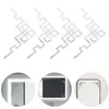 Wallpapers 4 Pcs Acrylic Wall Stickers Decor Mirror Border Decals Peel And Frame Corner Onlay