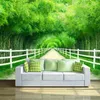 壁紙wellyu papel de parede para quarto custom wallpaper bamboeforest fence path fresh3d tv背景壁po