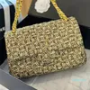 Sacs à bandoulière matelassés classiques à Double rabat pour femmes, sac à bandoulière de luxe de styliste, sac Multi Pochette