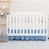 Cuna de falda de cama cubierta de polvo bebé elástico suave para dormitorio instalación fácil de cama para niños pequeños ajustables niños
