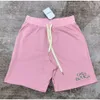 24SS Casablanca Men's Shorts New Trendy Casual Letter Mönster Män och kvinnors broderade dragskor Svart Shorts Casablanc