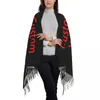 Scarves Female Large Custom Your Design Women Winter Fall Thick Warm Tassel Shawl Wrap Customized Logo Printed Scarf